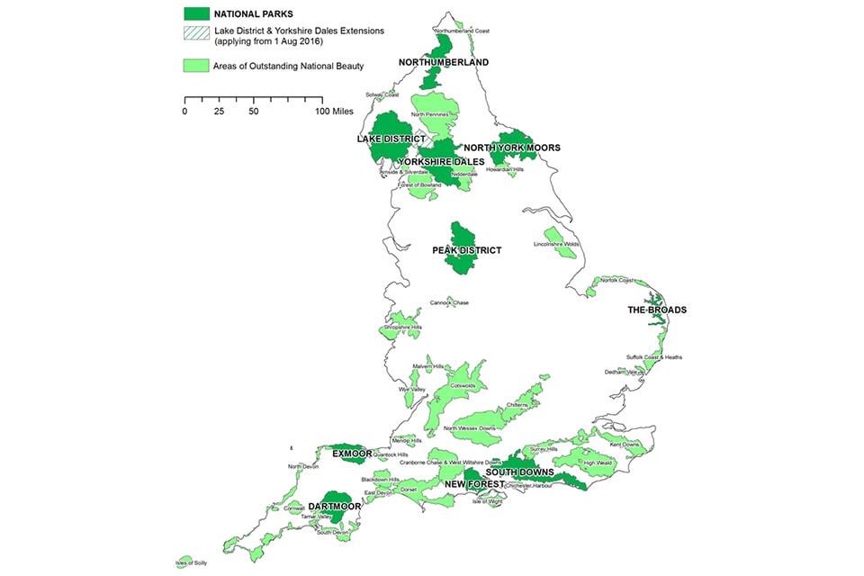 Here are all the National Parks and AONB in the country. If you could create another National Park/ AONB what area would you nominate?