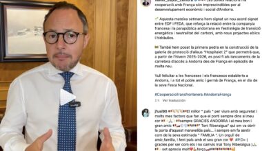 (vídeo) Espot felicita els francesos pel 14 de juliol i destaca les obres per evitar el tall de carretera els dies de neu