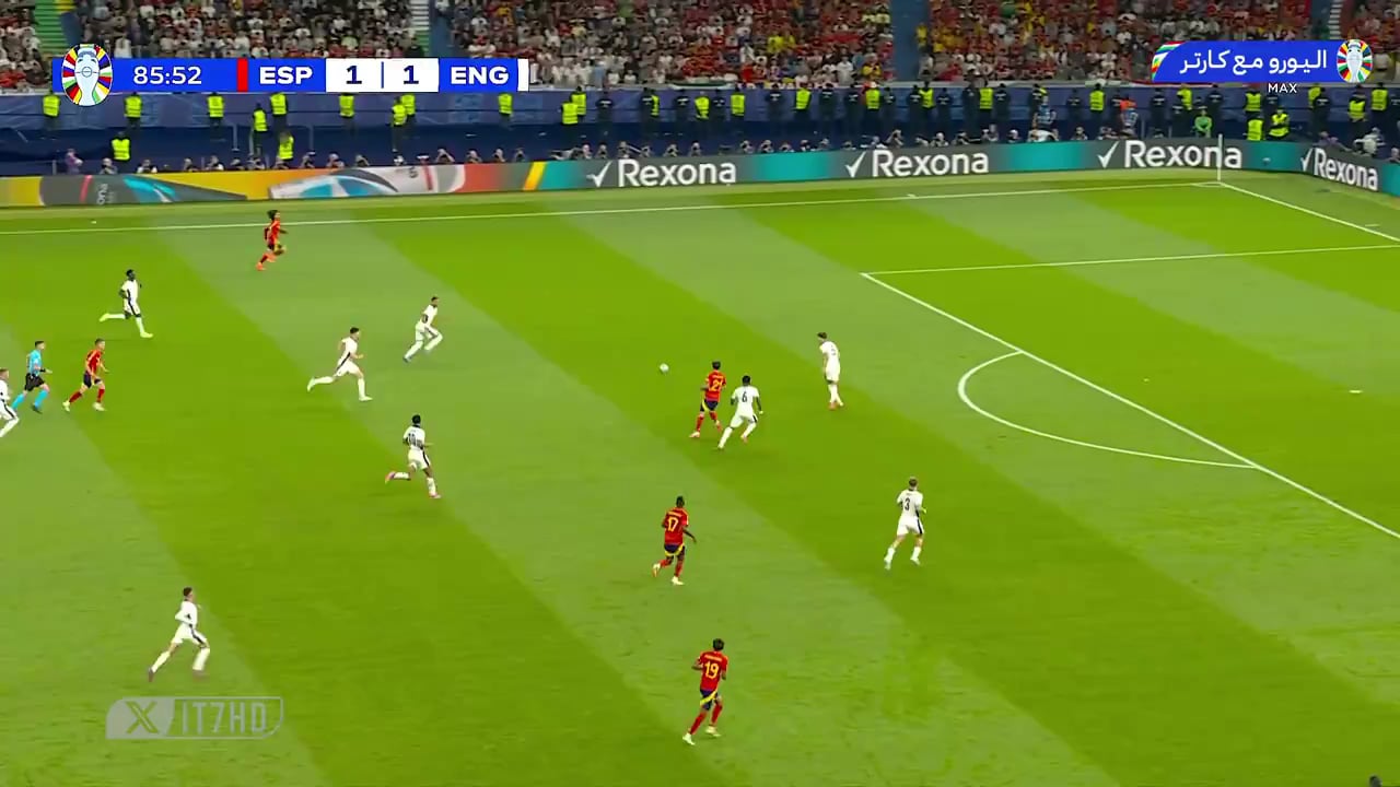 2-1 Spain, OYARZABAL HAS GIVEN SPAIN THE LEAD AND THE DREAM OF ENGLAND HAS COLLAPSED