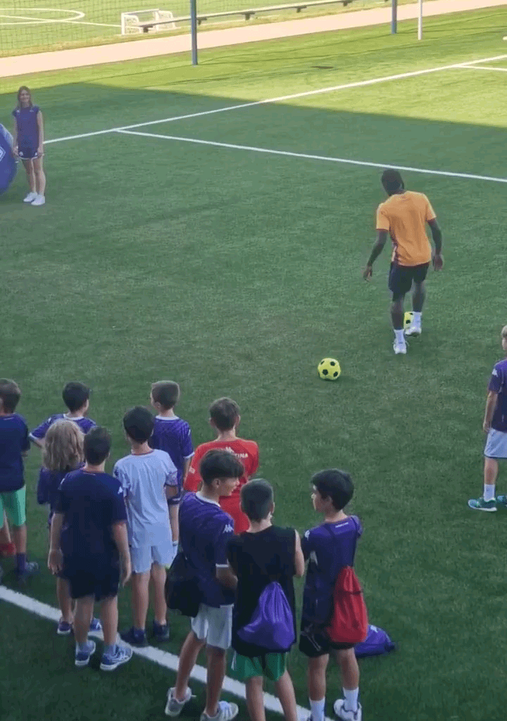 Moise Kean presentation at Fiorentina