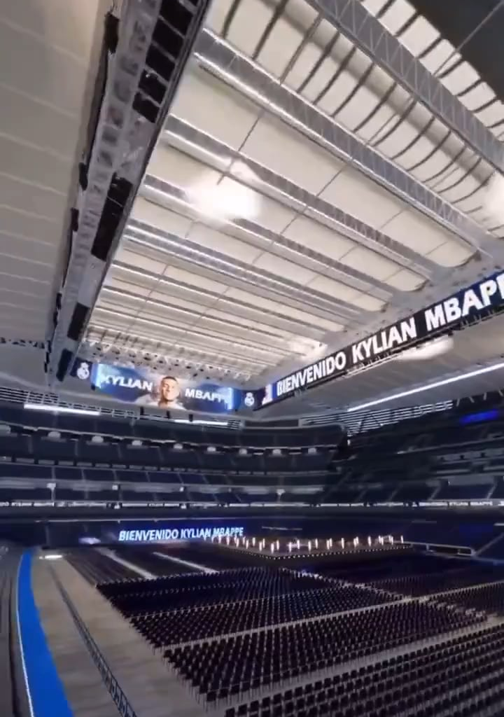 This is how Santiago Bernbaéu will look like for Kylian Mbappé presentation on July 16th [Javier Caireta Serra]