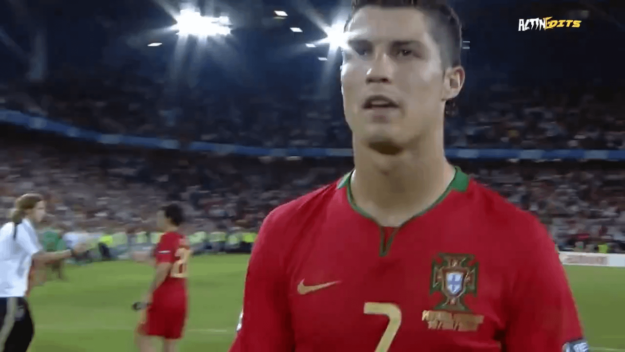 All of Cristiano Ronaldo's 93 shots taken in 21 knockout stage matches at World Cup/EURO, scoring only 3 goals
