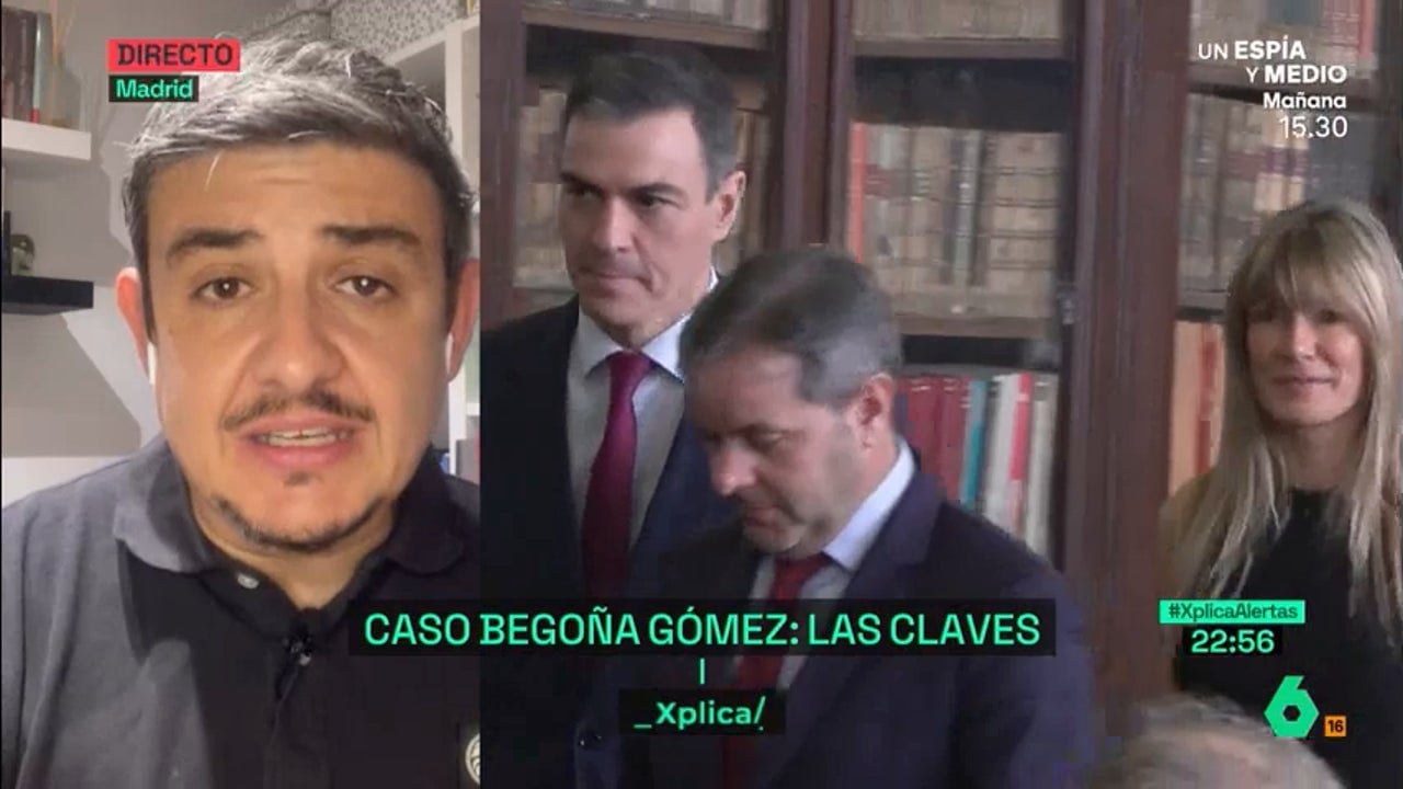 Alfonso Pérez Medina explica el nuevo movimiento del juez Peinado: cita como testigo a un supuesto monitor de esquí de Sánchez, algo que lleva año y medio desmintiendo