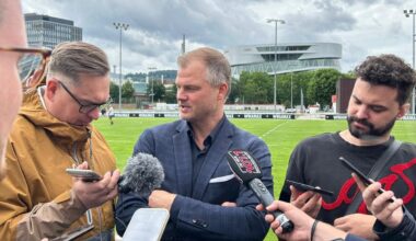 Fabian Wohlgemuth bestätigt die Transfers von Anton und Guirassy: „Beide haben uns darüber informiert, dass sie den Club verlassen werden.“ Die Ausstiegsklauseln wurden noch nicht gezogen. Beide sind noch VfB-Spieler, werden aber nicht mehr nach Stuttgart kommen.