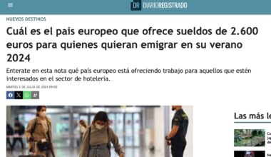 Mitjans argentins anuncien que Andorra ofereix treball a l'estiu amb sous de 2.600 euros al mes en hoteleria