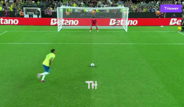 Éder Militão misses his penalty!