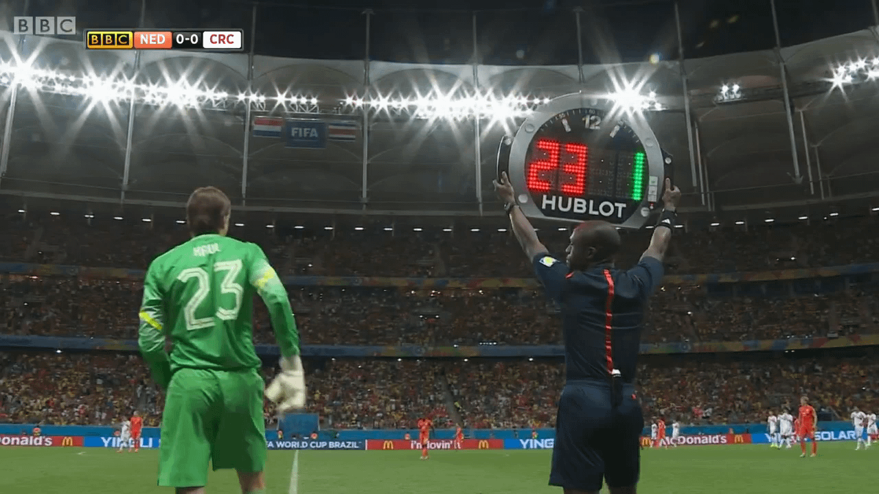 10 years ago today - a real masterstroke by Louis Van Gaal against Costa Rica: changing GK Jasper Cillessen for Tim Krul just in time for penalty shoot-out. The plan worked as the Netherlands qualify for the Semi Finals.