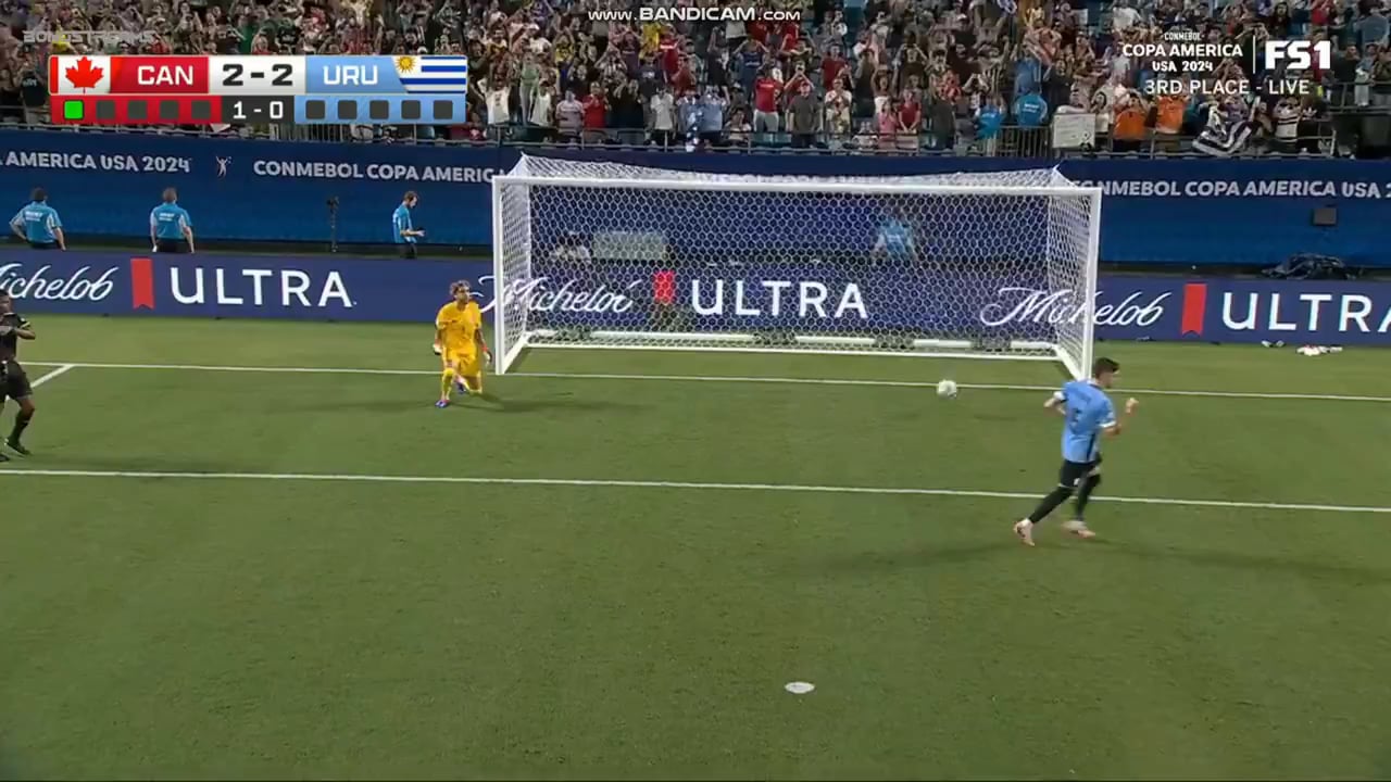Fede Valverde scores his penalty!