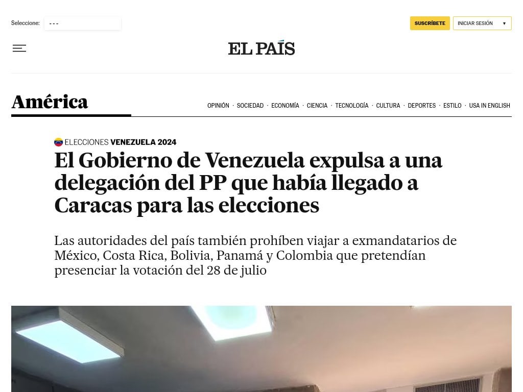 Elecciones Venezuela 2024: El Gobierno de Venezuela expulsa a una delegación del PP