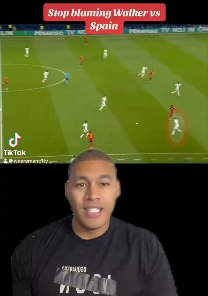 I hadn't notice this at first regarding Walker against Spain. But it did change my view on this.