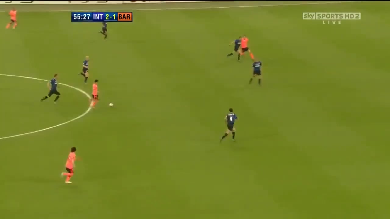 37 year old Zannetti open field tackle vs Messi