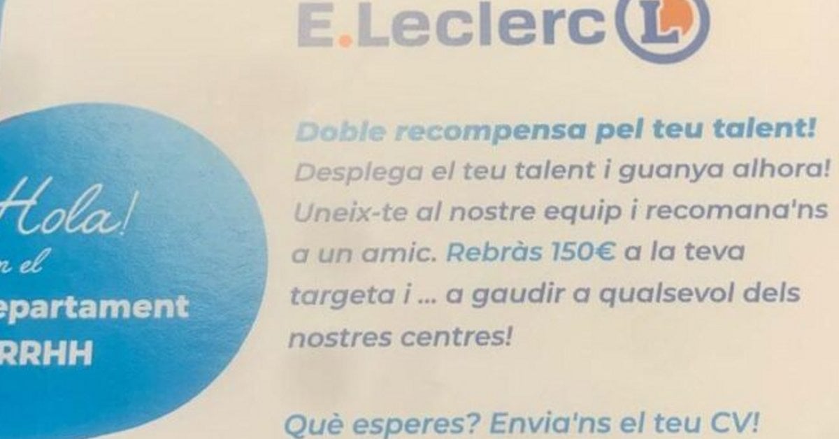 Queixes per una presumpta campanya de captació de treballadors per part d'E.Leclerq