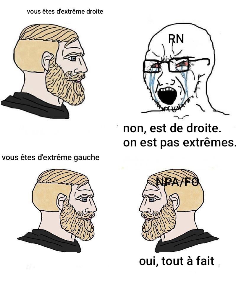 Y a des extrêmes plus faciles à assumer.