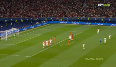 Arda Güler’s long range free-kick against the Netherlands. Close save by the keeper and the post