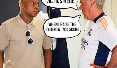 Don Carlo Ancelotti to Kylian Mbappé... probably.