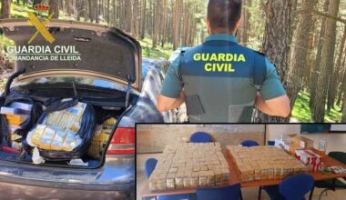 Persecució policial per contraban de tabac a Bescaran