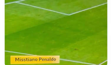 The Ronaldo disrespect is being titled as “Pun intended by BBC”