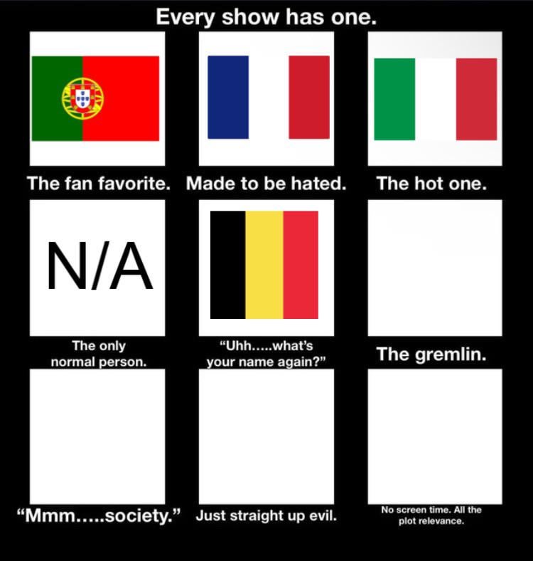 I think it was called “Belgium” the one the won the last category, anyway who is the gremlin?