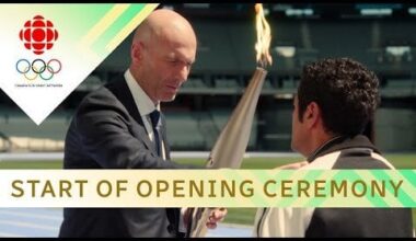 Zidane's opening segment at the Olympics (full video)