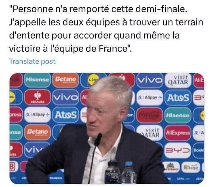 "Personne ne l'a emporté"