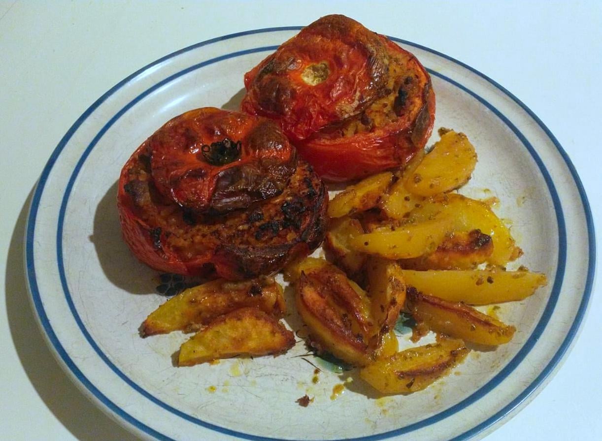 Stuffed Rice Tomatoes - Pomodori al riso