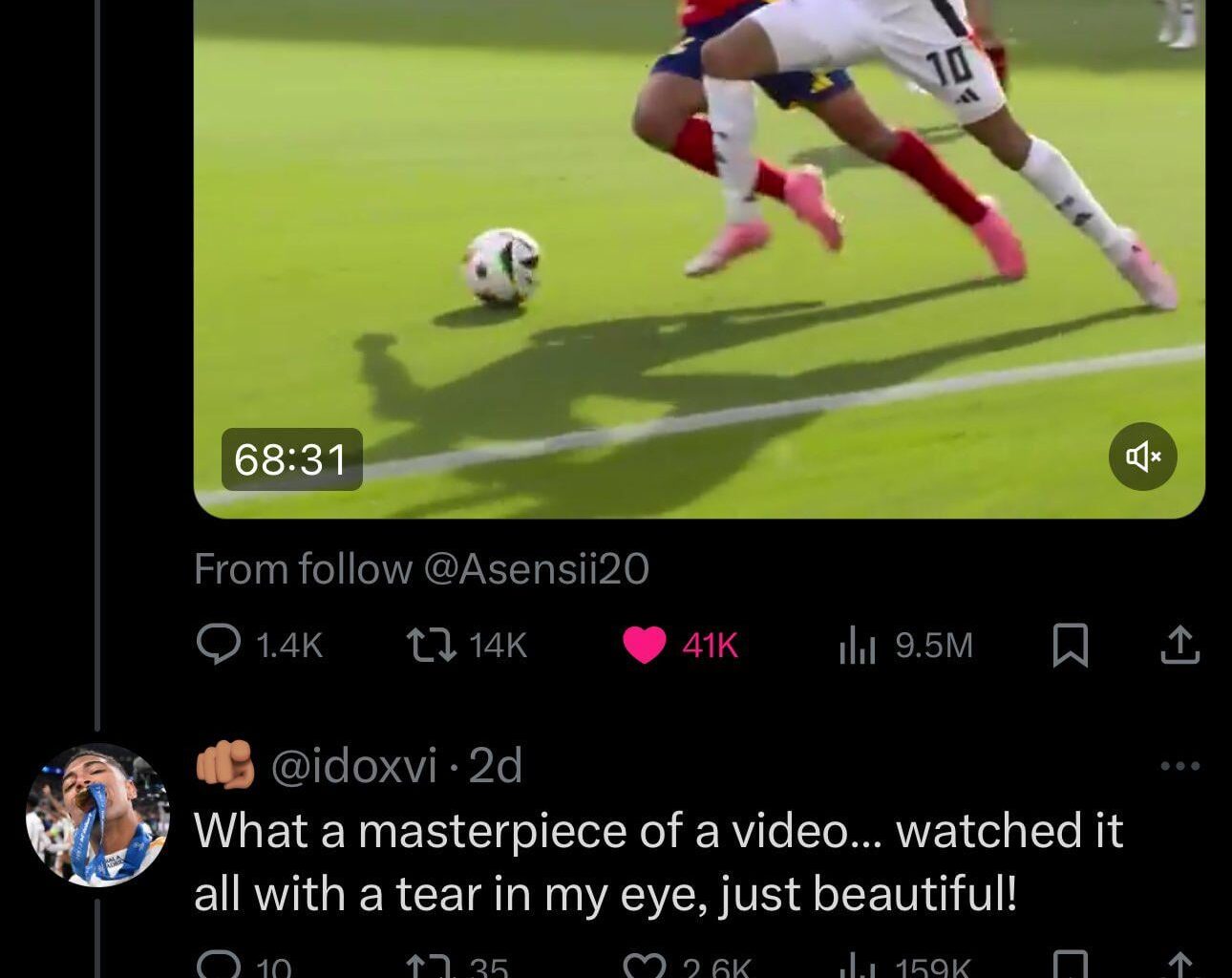 Never in my life I would've thought that a DM will have Real Madrid fans on chokehold