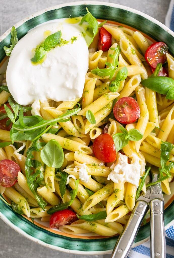 Burrata Pasta Salad