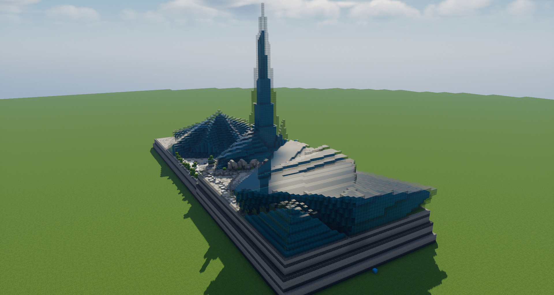 Hello Andorra, I built your country’s tallest building, the Caldea Spa in Minecraft! Let me know how I did!