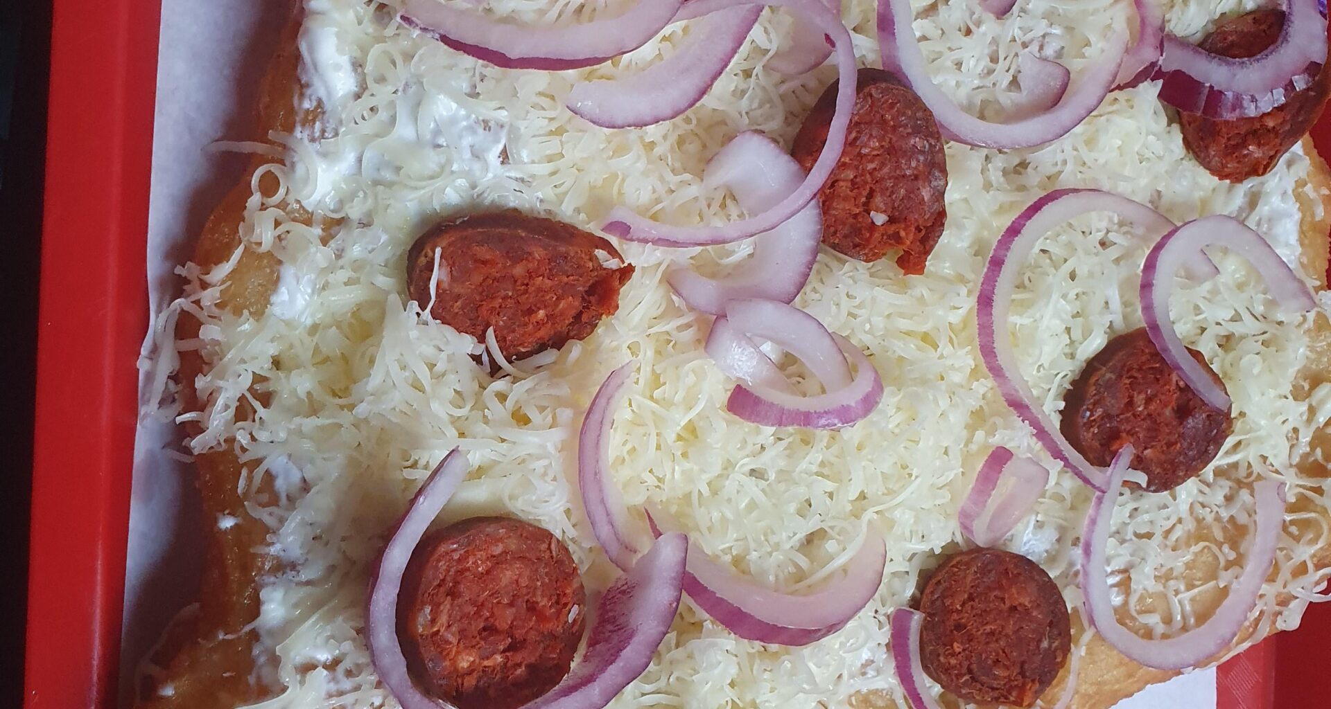 Hungarian langos in Budapest