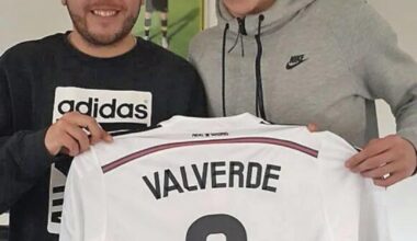 A young Federico Valverde.