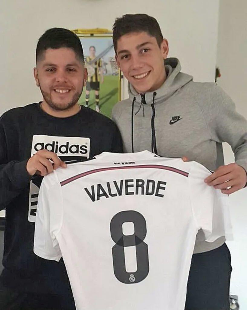 A young Federico Valverde.