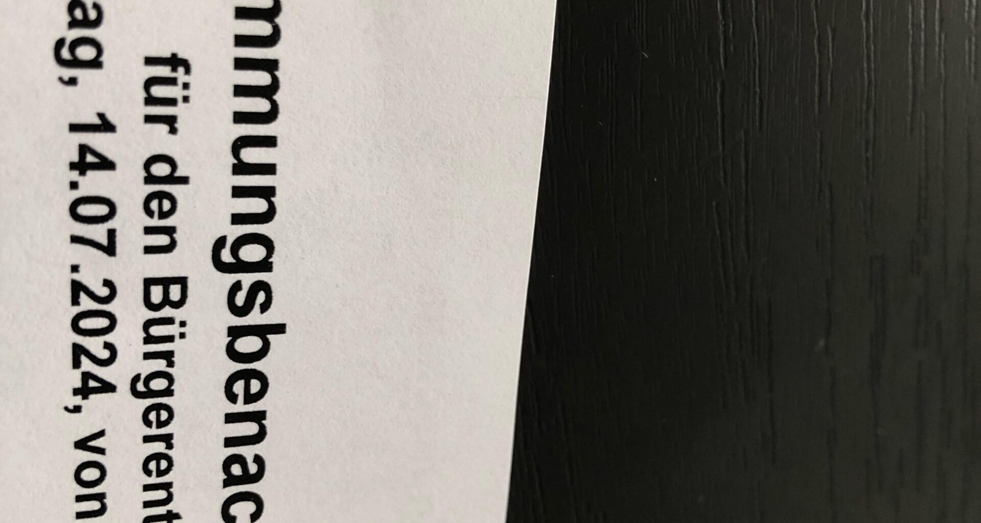 Abstimmungsbenachrichtigung