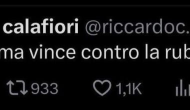 Calafiori tweet from 2014 👀 (@JuvePoland)