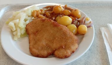 Schnitzel from the cafeteria at work