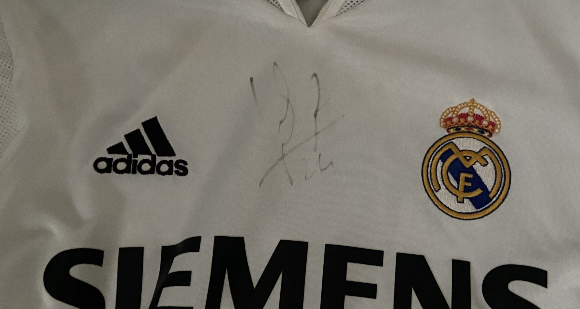I got a signed shirt when I was a kid but…