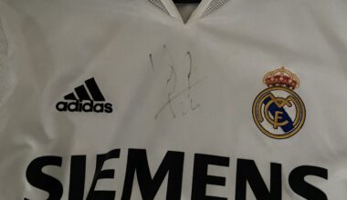 I got a signed shirt when I was a kid but…