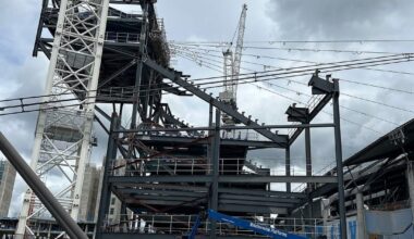 Etihad construction underway