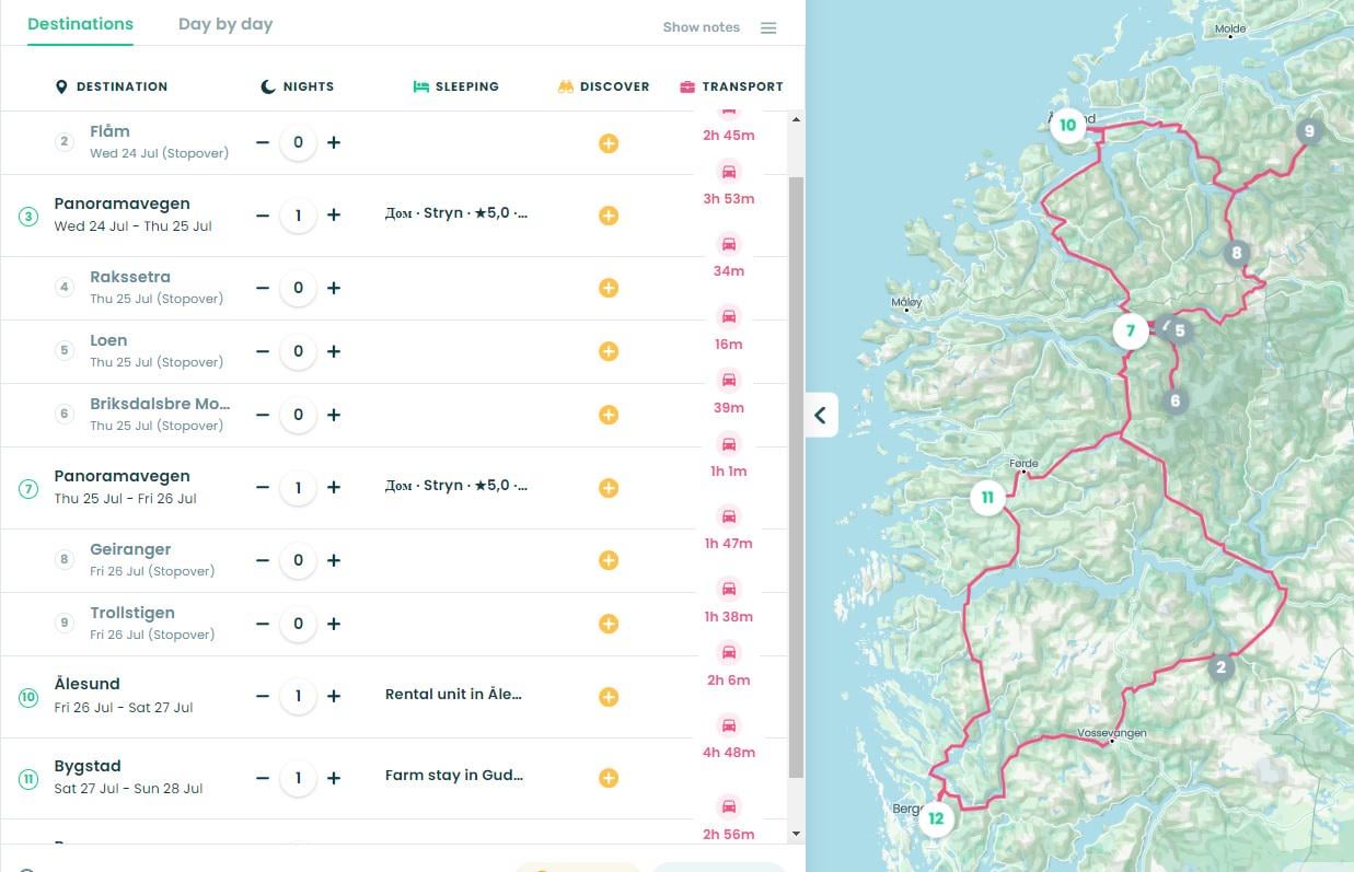 Norway is my biggest challenge in terms of planning so far and despite spending more than 20 hours researching, I still need your help