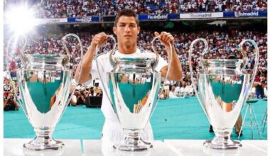 Cristiano Ronaldo's 3-peat UCL stats