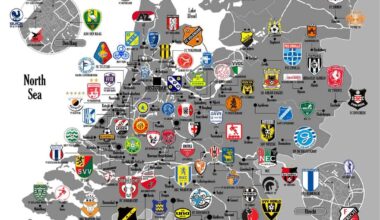 Dutch Football Map by @RiccardoDAgnese