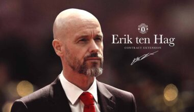Erik ten Hag has extended his contract as Manchester United men’s first-team manager until June 2026.