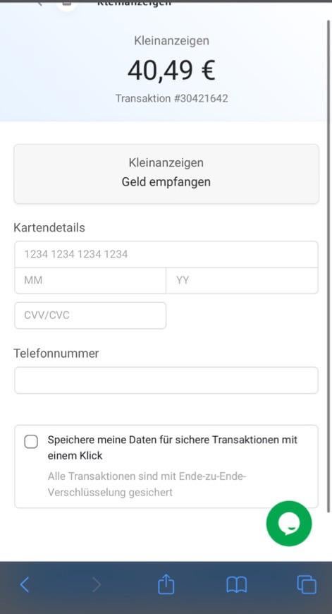 Betrugsversuch?