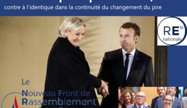 La fameuse véritable alliance avec Macron (c'est un peu facile, hein...)