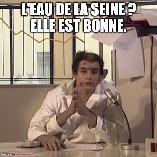 Les premiers retours de la baignade des parisien dans la Seine