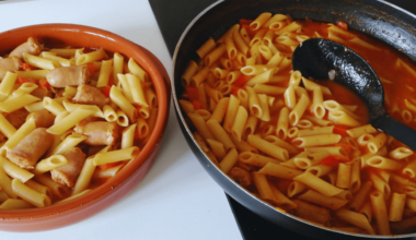 Sausages and Penne Pasta