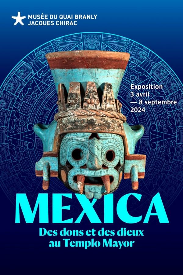 Affiche avec la photo de Tlaloc, le dieu de la pluie... COÏNCIDENCE ? (J.O)