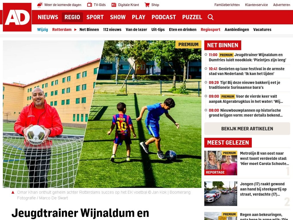 Youth trainer of many Oranje internationals sounds the alarm: "Nobody plays on the street anymore"