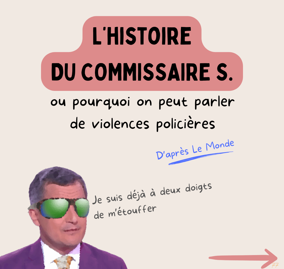 Petite histoire policière 👮‍♂️👮‍♀️ (d'après LeMonde)