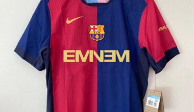 Barça’s 24/25 kit with Eminem… we need this