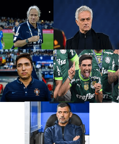 5 Treinadores Portugueses para substituir Roberto Martinez na seleção. Qual deles escolhiam?